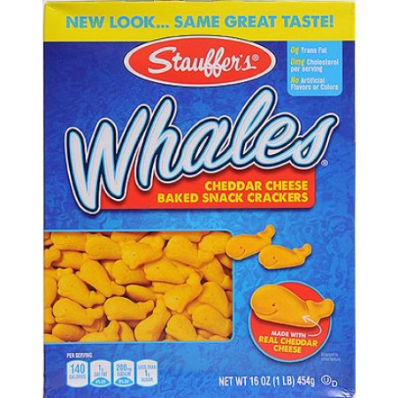 Stauffer's Whales Baked Snack Crackers, 16 oz