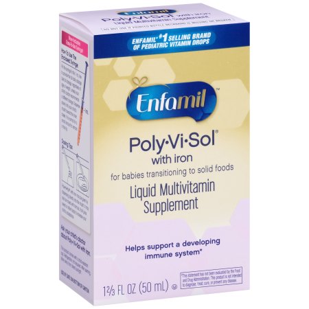 Enfamil Poly-Vi-Sol With Iron Liquid Multivitamin Supplement, 1.666 FL OZ