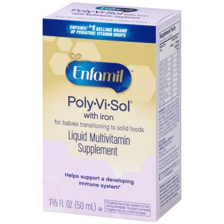 Enfamil Poly-Vi-Sol With Iron Liquid Multivitamin Supplement, 1.666 FL OZ